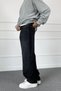 Stone Washed Black Baggy Jean - 5