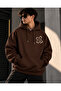 Oversize Mold Printed Hooded Sweatshirt - 2