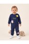 Baby Girl Winter 3 Thread Threaded Floral Embroidered 6-9-12-18-24 Months 2-Piece Top and Bottom Set