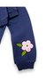 Baby Girl Winter 3 Thread Threaded Floral Embroidered 6-9-12-18-24 Months 2-Piece Top and Bottom Set - 6