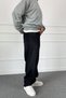 Stone Washed Black Baggy Jean - 6