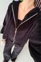 Black Color Hooded Triple Velvet Suit Per0097 - 6