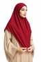 Linda One Piece Hijab for Women –Printed Mesh Fabric Islamic Hijab, Modest Muslim Headscarf, Size M - 2