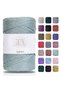Premium Glittery 200 Gr Polyester Macrame Rope Green 230 m Polyester Macrame Rope Supla Rope and Bag Thread