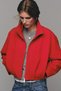 New Season Women's Zra High Collar Bomber Jacket - 2