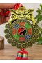 Feng Shui Bagua Mirror Tai Chi Yin Yang Chinese Zodiac Sign Symbol with Hanging String Blessing Protection Decor - 2
