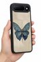 Spark 50 5g Compatible Bluebutterfly Patterned Shockproof Case with Camera Protection - 5
