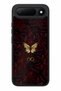Spark 50 5g Compatible Burgundy Rose Patterned Shockproof Case with Camera Protection