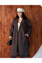 Buttoned Belted Lined Cashmere Coat - 2