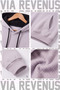 Sakura Printed Unisex Wide Fit Hoodie Sweatshirt - 3-Thread Fleece Hood Lining with Drawstring Detail - 2