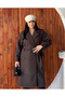 Buttoned Belted Lined Cashmere Coat