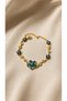 Sakura Flower Blue Stone Bracelet - 2
