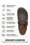 Comfortable Anatomical Eva Sole Unisex Men's Women's Home Work Daily Closed Front Boston Style Sabo Felt Slippers - 7