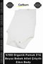 # Zıbın Soft Unisex Quality 100 Organic Cotton 3-Piece White Baby Undershirt Snap Fastener Bodysuit - 2