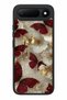Spark 50 5g Compatible Burgundy Patterned Camera Protected Shockproof Case