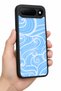 Spark 50 5g Compatible Blue Wave Patterned Shockproof Case with Camera Protection - 5