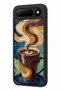 Spark 50 5g Compatible Coffee Patterned Camera Protected Shockproof Case - 3