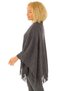 1 Piece Women's Extra Soft Textured Tassel Detailed Winter Scarf Shoulder Shawl Anthracite Suitable for Large Sizes - 2