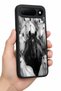 Spark 50 5g Compatible Black and White Patterned Shockproof Case with Camera Protection - 5