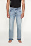 Stowe men's flare leg jeans ice blue pants - 4