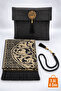 3 Piece Prayer Rug Set Dowry Gift Bridal Groom Package Umrah Kaaba Hajj Mawlid Gift Prayer Rug Set