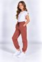 Girls' Cotton Jogger Sweatpants with Elastic Cuffs, Laces and Pockets - 3