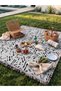 Jacquard Picnic Mat, Tablecloth, Multi-Purpose Cover, 100% Cotton - 2
