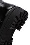 Gritti Women's Black Zippered Leather Boots Wf260003Dv - 8