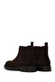 Men's Brown Suede Leather Chelsea Boots Wm680031Ds - 6