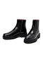 Gritti Women's Black Zippered Leather Boots Wf260003Dv - 4