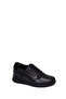 Women's Black Thick Soled Leather Comfort Shoes Af460016Dv - 7