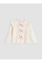 Vizyon New Season White Bow Detailed Baby Girl T-Shirt
