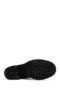 Women's Black Zippered Thick Heeled Leather Boots Wf180021Df - 5