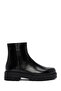 Gritti Women's Black Zippered Leather Boots Wf260003Dv