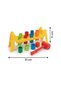 10 Pieces of 8 Different Geometric Shapes Find-And-Connect Educational Baby Toy with Shape Matching - 2
