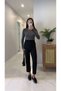 Zr Nora Black Flatolu Pants
