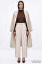 Reglan Sleeve Belted Lined Regular Coat - 7