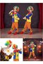 (eb357)Kids Clown Costume with Rainbow Wig, Unisex Stage Performance Circus Clown Outfit, Carnival Cosplay Fancy Dress Party Clothes (M - 120~130cm) - 6