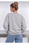 Sweet Coco Printed Oversized Women's Crewneck Sweatshirt - 2