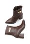 Talitha Gioia Women's Pointed Toe Heeled Boots 0012016 Brown Skin - 3