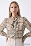 Foulard Detailed Lined Gipeli Regular Blouse - 2