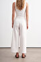 Cotton Wide Leg Trousers - 3