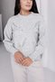 Floral Stone Embellished Sweater - 2