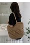 Women Straw Woven Shoulder Bag Summer Beach Travel Crossbody Handbag Classics Satchel Purse Woven Ha - 6
