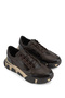 Men's Genuine Leather Brown Sneakers & Sports Shoes - 2