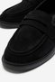 Saraçlı Loofer Women's Shoes Black Suede - 4