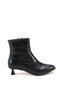 Siri Alba Women's Heeled Boots 0012501 Black Crocodile - 5