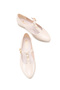 Rhea Amara Women's Ballerinas 0012801 Beige Wrinkled Patent Leather - 3