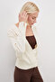 Double-Breasted Collar Casual Knitwear Cardigan - 7