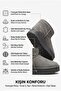 Warm, Water-Resistant Women's Winter Daily Use Short Mini Boots with Fur Inside and Thick Soles - 7